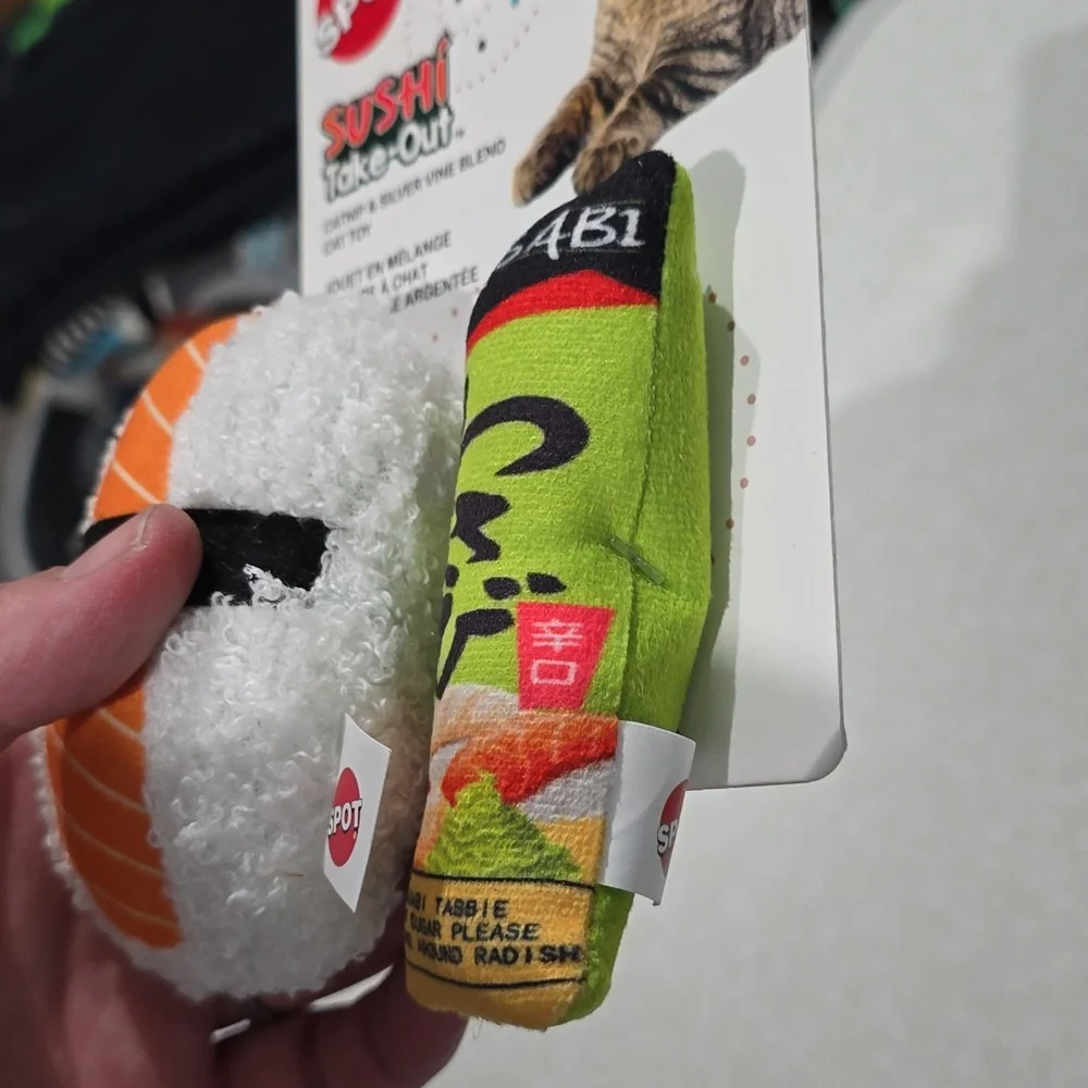 Cat‎ Toys Sushi Take-Out NWT Spot Brand